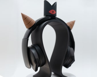 Cult of the Lamb Inspired Cosplay: Majestic Crown & Horns Headphone Accessory