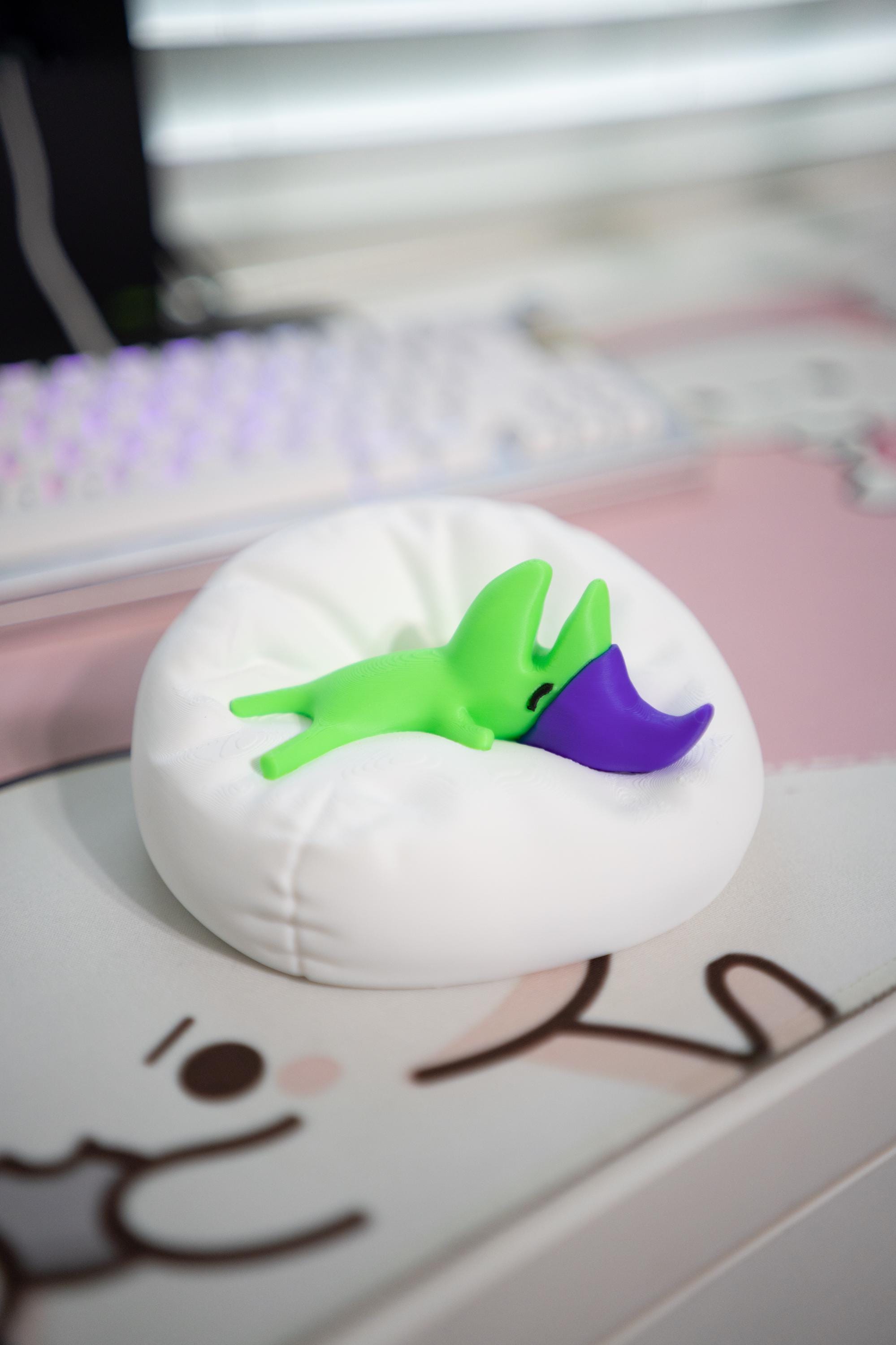 Sleeping Glep Figure, Smiling Friends Desk Buddy, Funny Gamer Gift ...