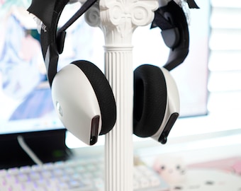 Greek Column Headphone Stand | Vaporwave Gaming Desk Decor