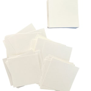 Card Stock Squares Set Of 50 Blank Card Stock Squares  Junk Journals Ships In 1 Business Day