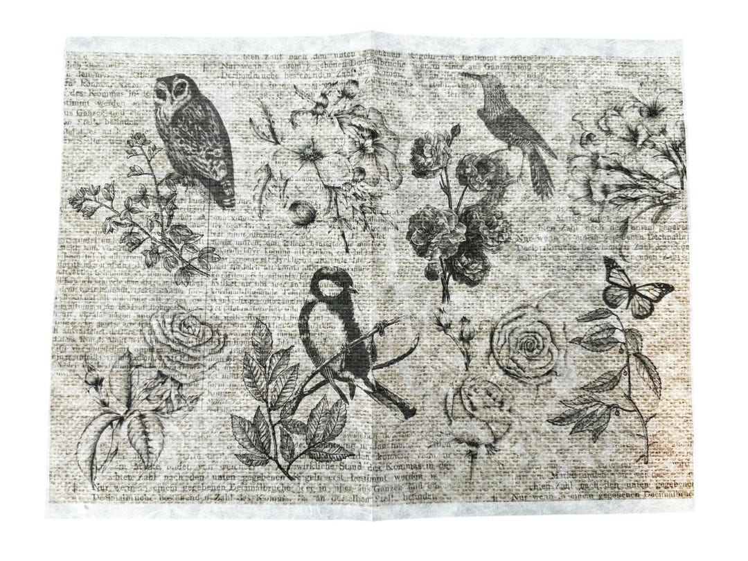 Rice Paper Junk Journal - Etsy