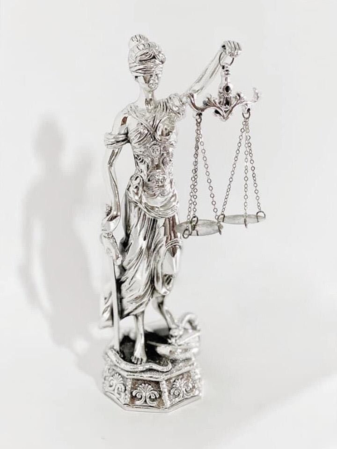 Lady Justice Law Fine Silver