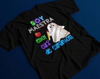 Soy maestra Cura de Espantos T-Shirt Digitaal Ontwerp Transparant PNG Bestand Instant Download