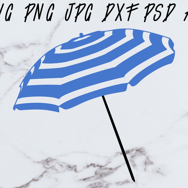 Beach Umbrella SVG