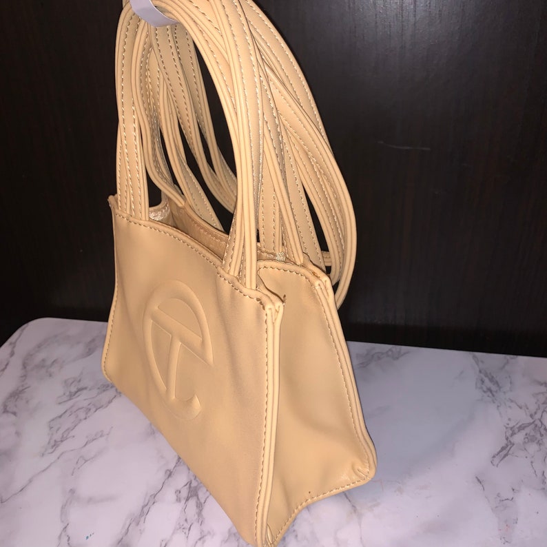 telfar bolsa small cream