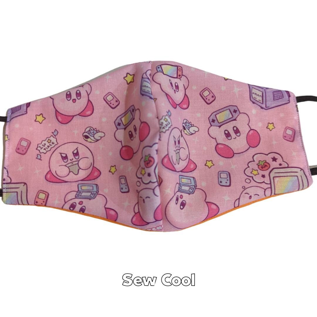 Kirby Face Mask 5 Fabric Options Etsy Australia