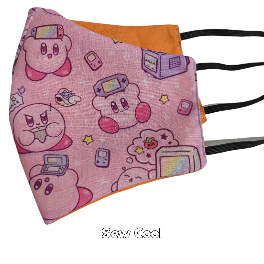 Kirby Face Mask 5 Fabric Options Etsy Australia