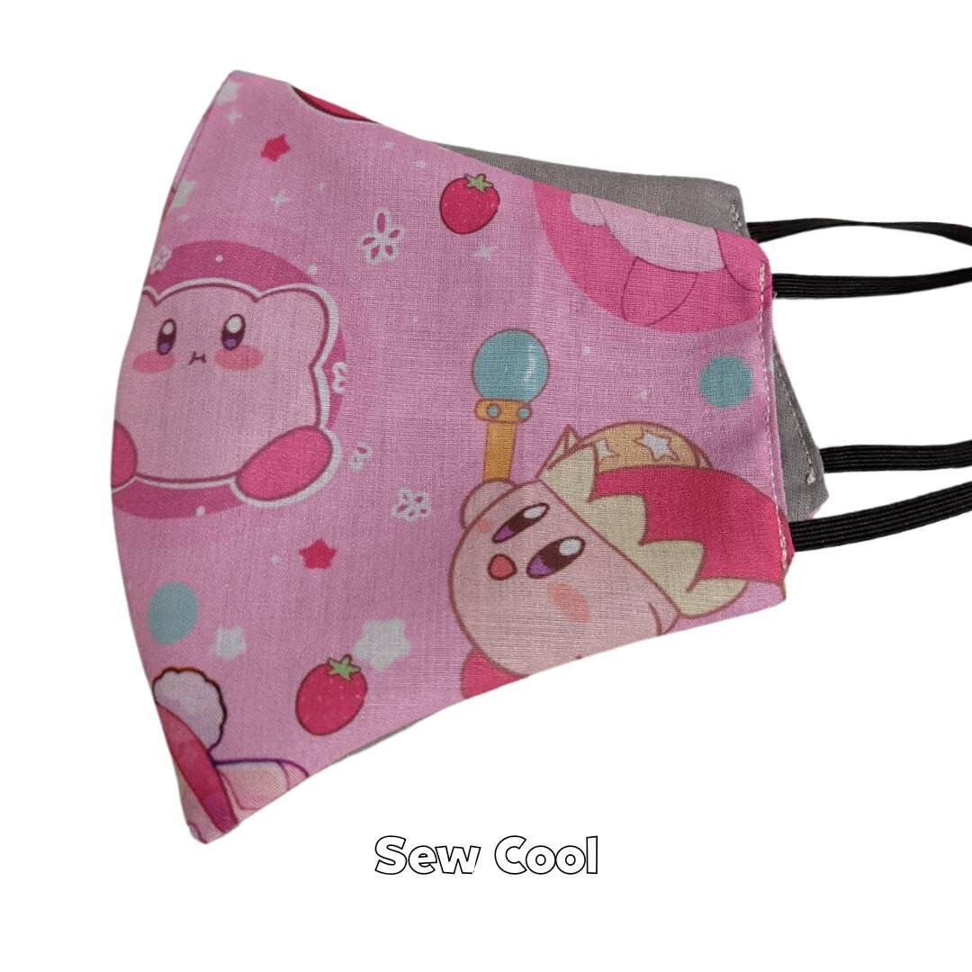 Kirby Face Mask 5 Fabric Options Etsy Australia