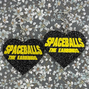 1980s Space Movie Acrylic Earrings