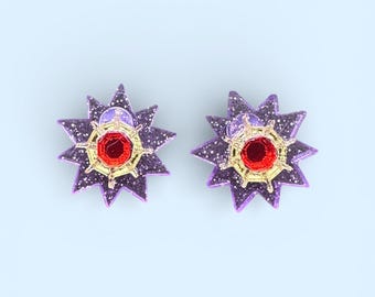 Star Fish Stud Acrylic Earrings