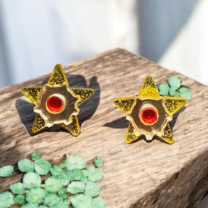 Stary U Stud Acrylic Earrings