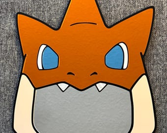 Fire Lizard Poncho Wall Mirror