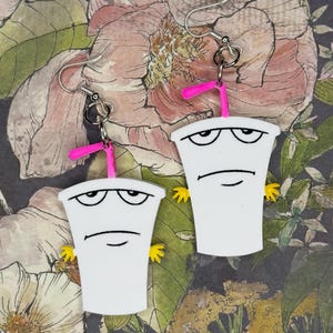 Milk Shake Acrylic Earrings