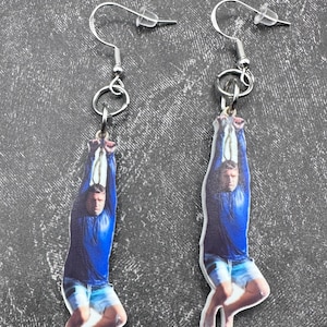 Zip Linie ITYSL inspiriert Acryl Ohrringe