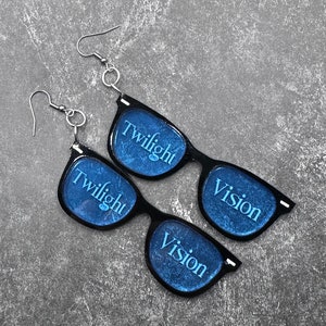 Vampire Vision Sunglasses Acrylic Earrings