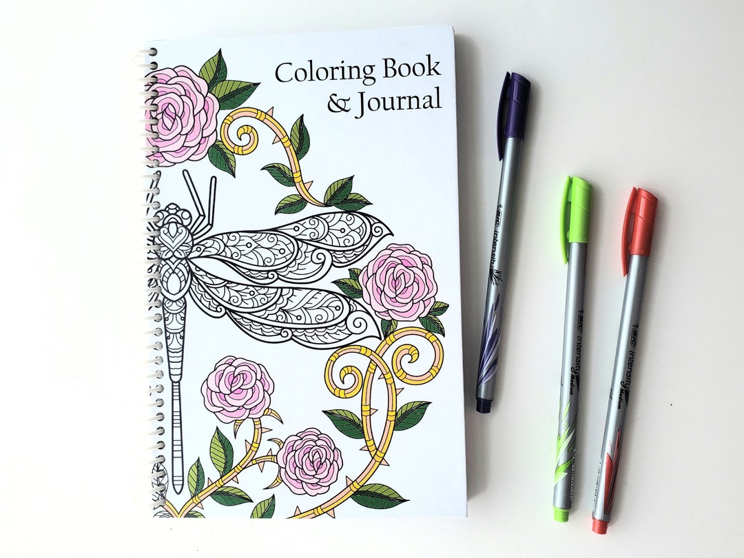 Coloring Book & Journal - Perfect for the Teen or Tween Animal Lover ...