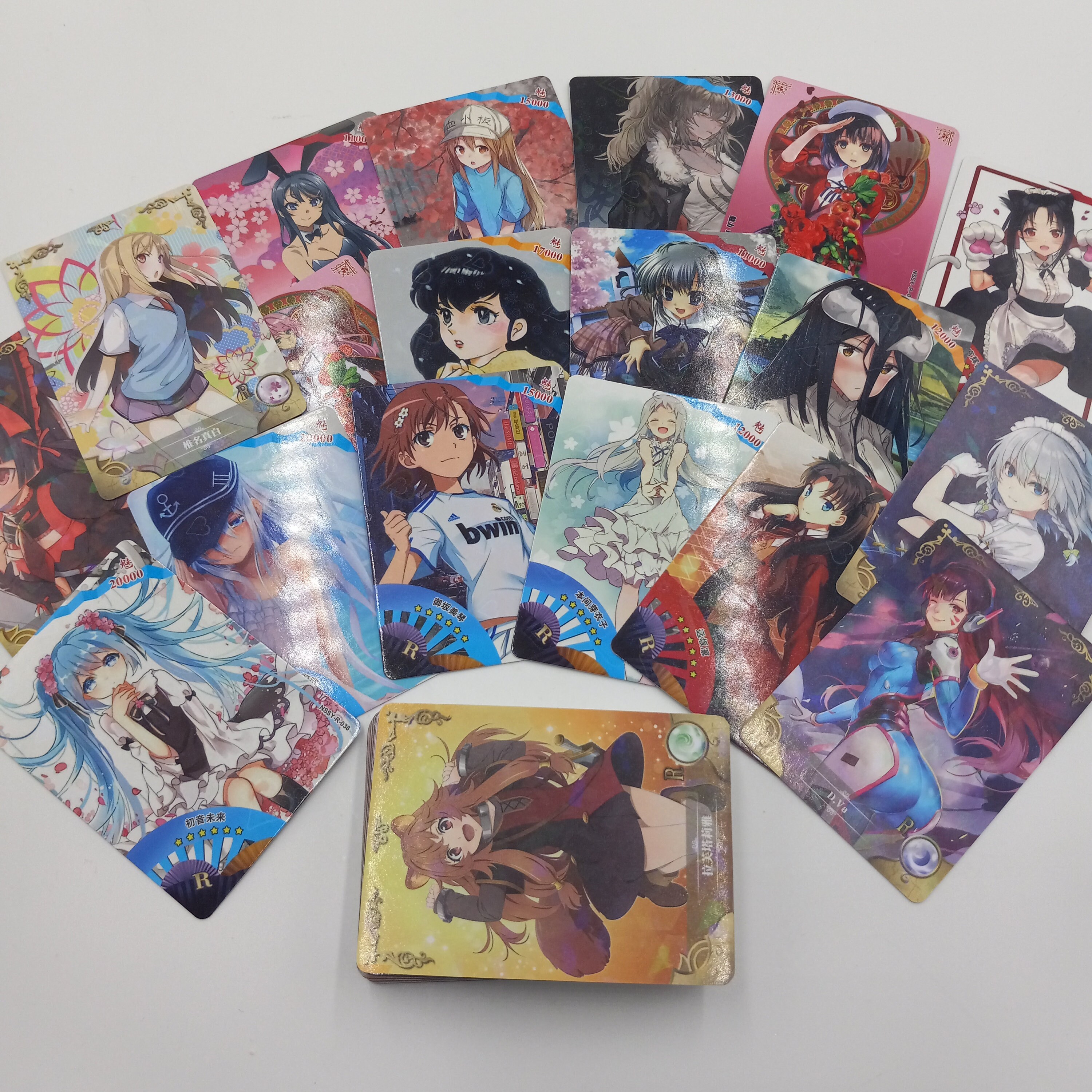 Collectible Trading Card Game Token Sexy Waifu Anime Sticker - Etsy