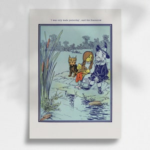 Wizard of Oz Illustration - I was only made yesterday | William Wallace Denslow Print - A3 A4 A5 Poster