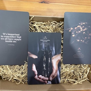 Tarjeta de hechizo de cuidado personal/Artesanía de brujas/ Adivinación/ Bienestar/ Tarot/Magia/ Lectura psíquica