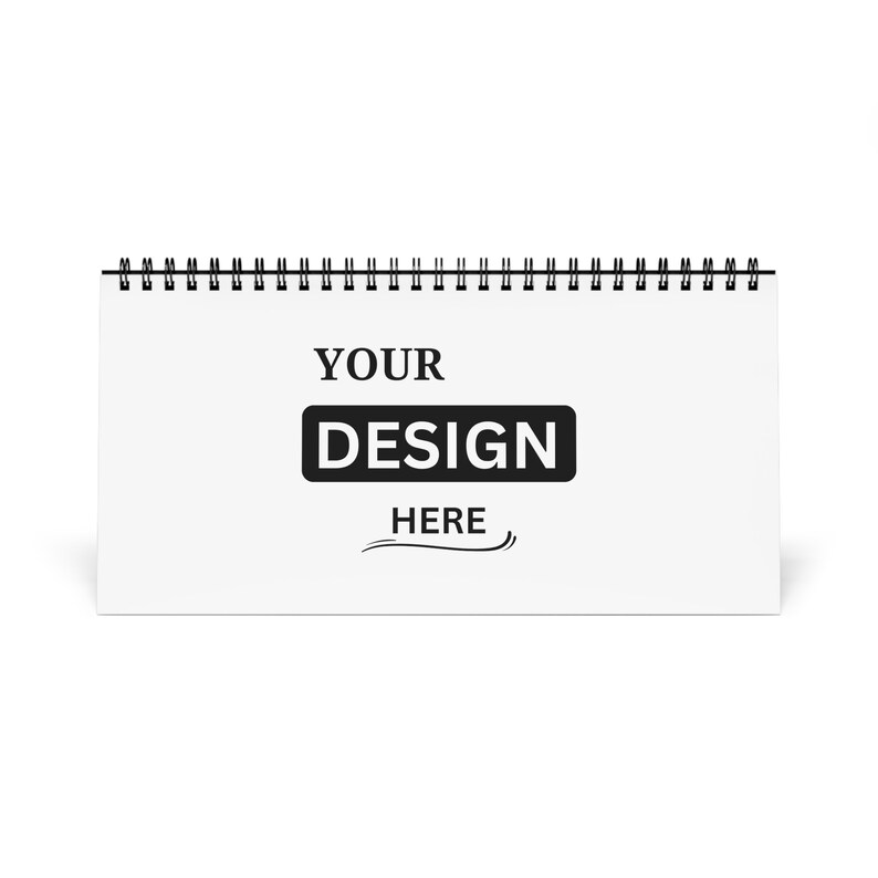 Custom Desktop Calendar Personalized Planner Organizer Bespoke Office
