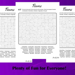 Printable Word Searches | PDF | Instant Download | Family Friendly ...