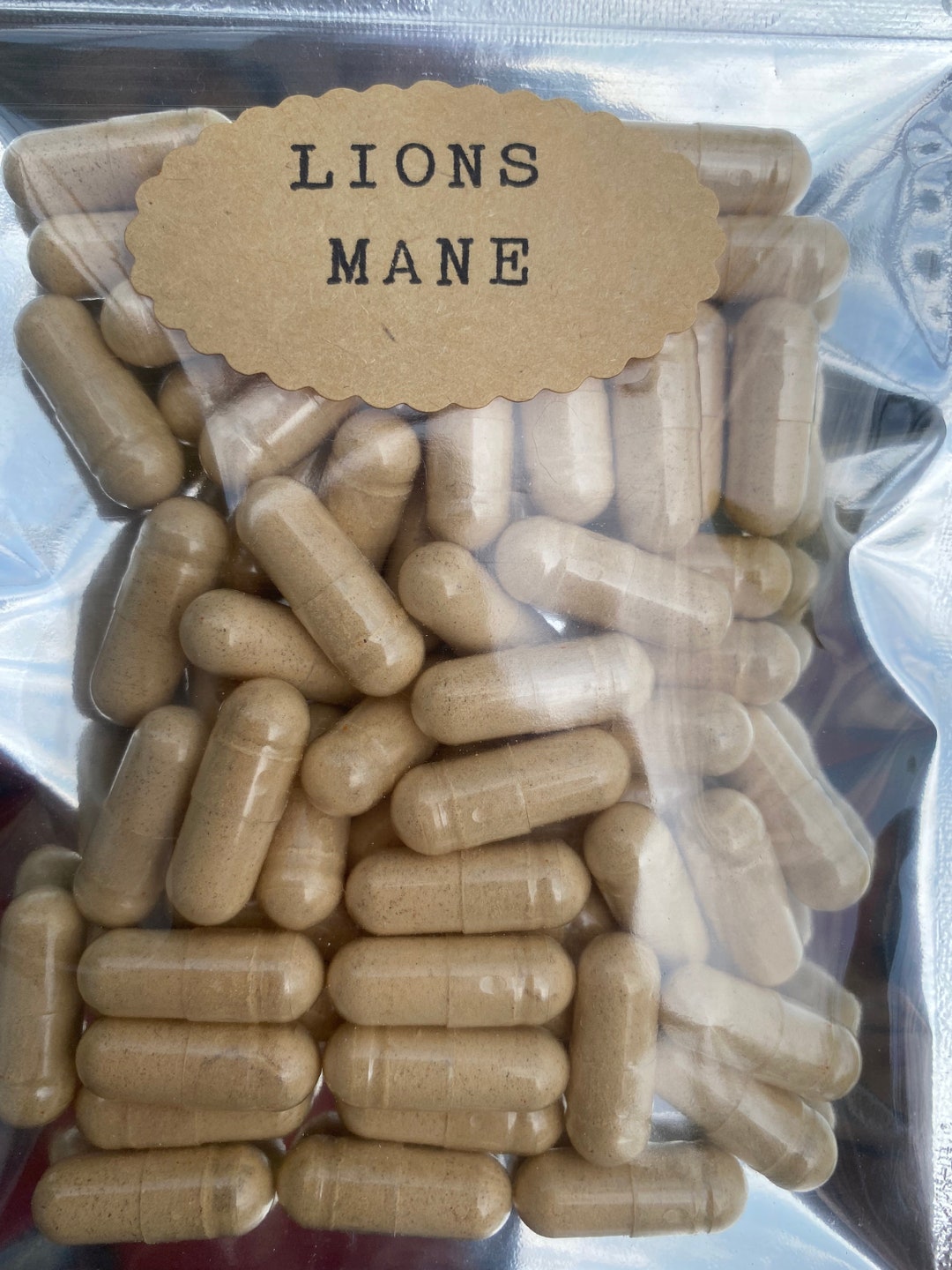 60 Lions Mane Capsules Etsy