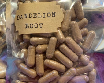 60 dandelion root capsules