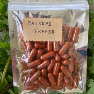 Cayenne pepper capsules