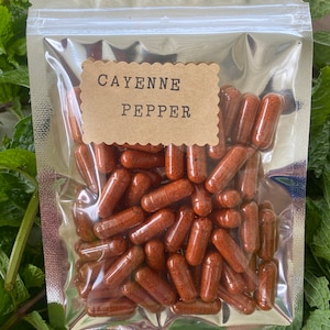 Cayenne pepper capsules