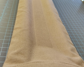 Draft Stopper: Under Door Breeze Blocker, 1.5" Flat Center (Unfilled) Fabric Options