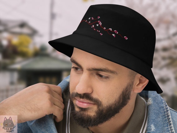 Cherry Blossom Sakura Bucket Hat - Etsy 