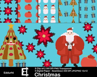 Clip art christmas, Santa Claus, Patterns seamless, Christmas Patterns, clip art santa claus