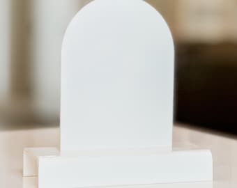 Small Welcome Sign Box Stand | Acrylic Block Stand | Event Sign Base Stand | Welcome Sign Base | Modern Acrylic Sign Stand | Tabletop Decor