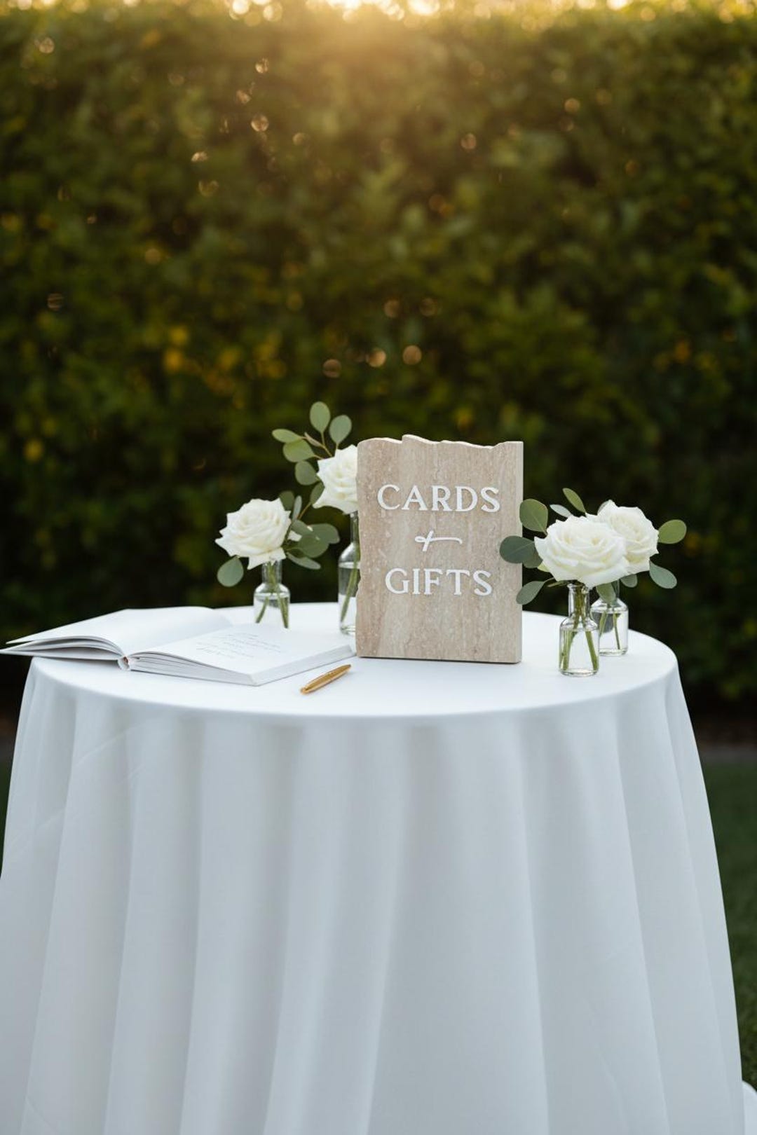 Marble 3D Cards and Gifts Table Sign | Wedding Sign | Modern Wedding ...