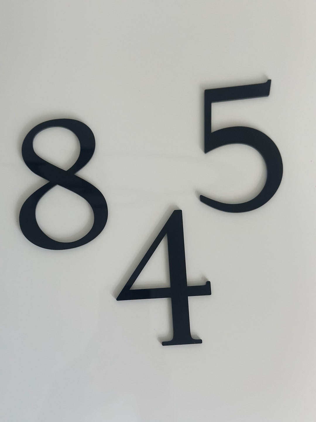 3D Wedding Table Numbers DIY With 3M Tape Wedding Unique Signage Custom ...