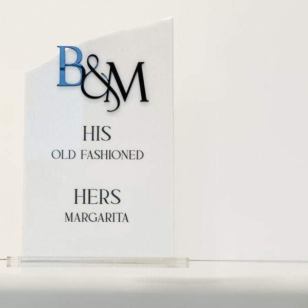 Wedding Bar Sign Stone - Etsy