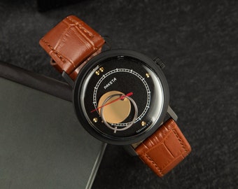 Vintage Mens wrist watch Raketa Copernicus, Mechanical watch, Watches for men, Rare vintage watch, Gift for men