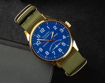 Regalo da uomo, orologio da polso da uomo vintage Tadj - Bek, orologio militare, orologi meccanici, orologio unico raro, regalo per gli uomini, regalo per gli amici