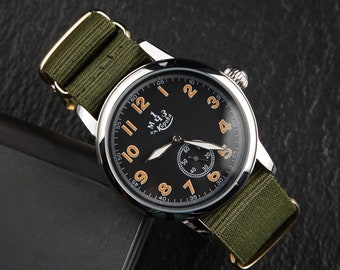 Armbanduhr, Vintage Herren Armbanduhr MCHZ Pobeda, Mechanische Uhr, Vintage Herren Schmuck, Geschenk für Männer
