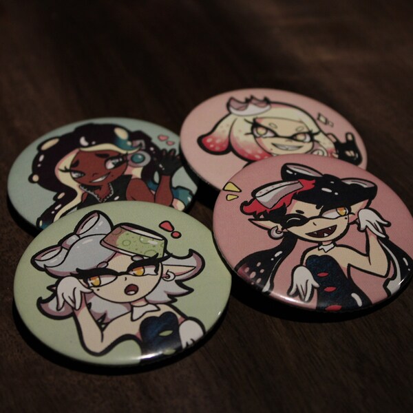 Splatoon Custom Pin Splatoon Patch - Etsy