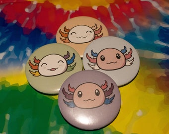 Axolotl Pride Pins