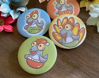 Little buddy holiday pins