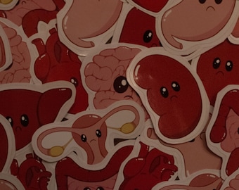 Sad Organ Stickers
