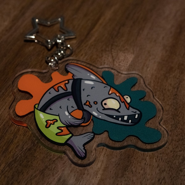 Salmon Run Keychain Etsy