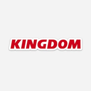 Kingdom Kansas City Chiefs Vinyl Sticker Decal