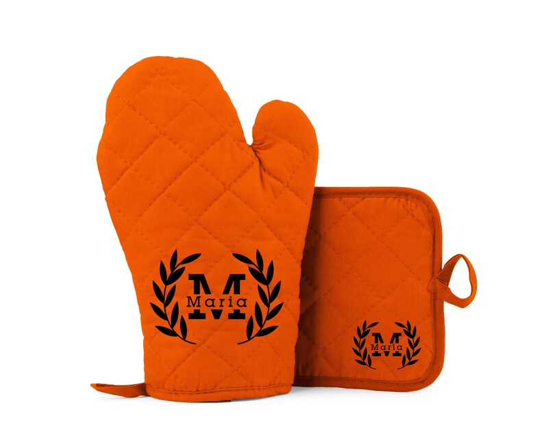 Personalized Oven Mitts Oven Mitts Pot Holder Customized Etsy