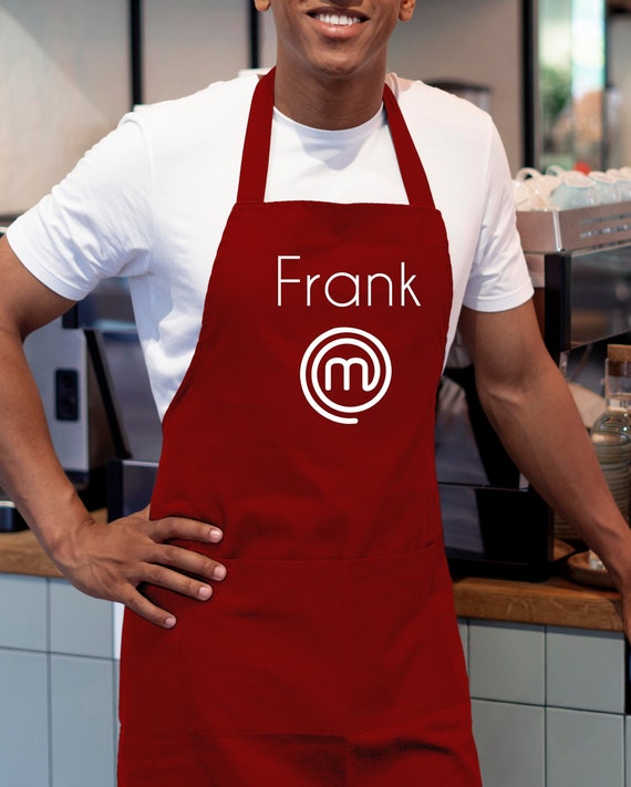 mens chef aprons personalized