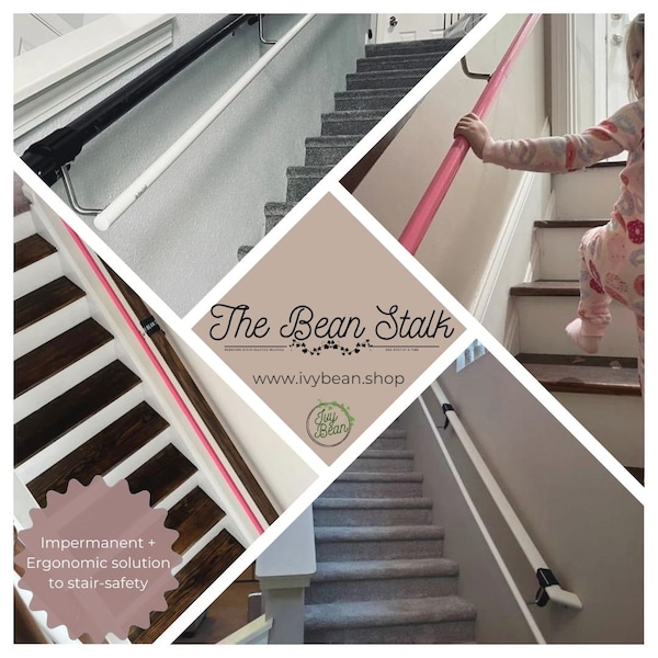 The Bean Stalk Child Safety Railing Extension 3' Pole and Bracket