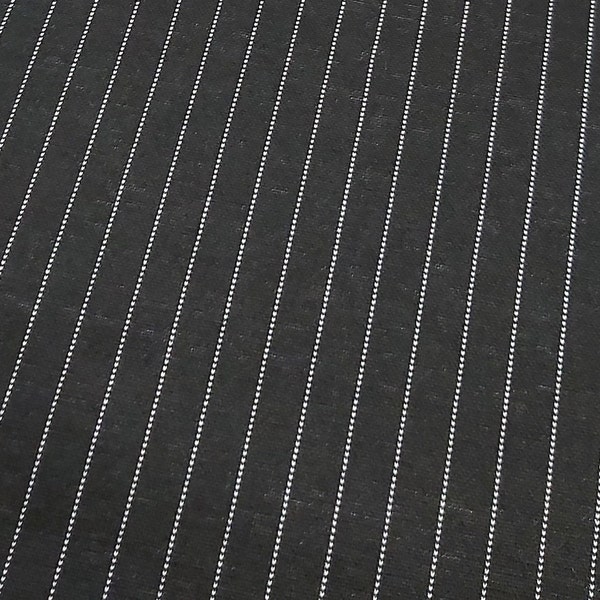 Viskose Jersey, Nadelstreifen schwarz/weiß, 0,50 Meter