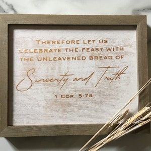 Passover 3 Piece Wooden Signs Passover Bundle Verse & Quotes, Yeshua Lamb, Passover gift, Passover Table, Passover Decoration,Wall art